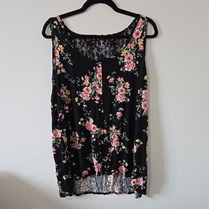 Lily Morgan 3X Ladies Floral Print Tank Top